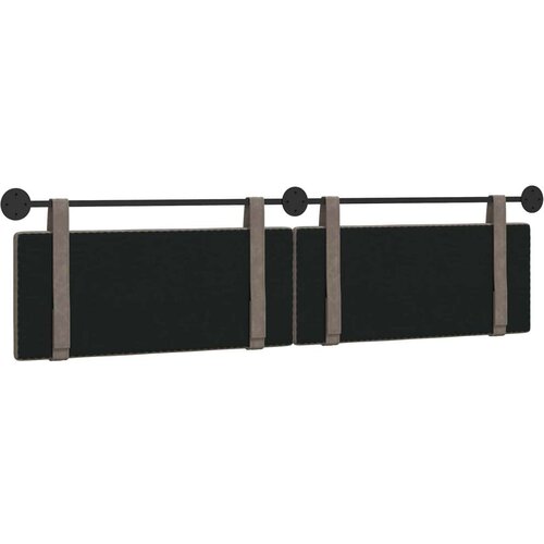  Držeće uzglavlje Zidne Sivi 210 x 55 x 5 cm Antikni PU - Sivi 200 cm bez LED Slike