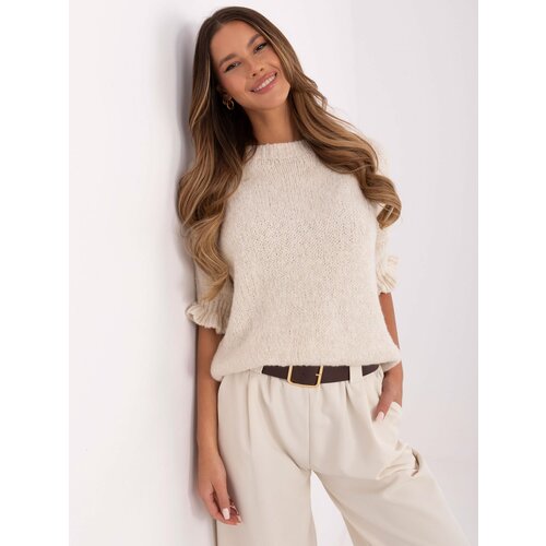 Italy Moda Sweater-MI-SW-2913.99-light beige Cene