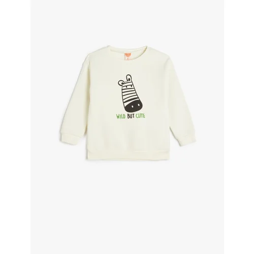 Koton Baby Boy Ecru Sweatshirt