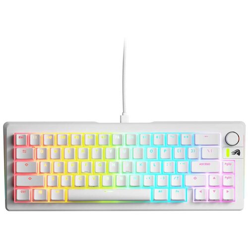 Glorious tastatura GMMK 3 65% Pre-Built ANSI - Modularna White Cene