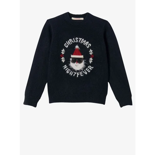 Camaieu Black girls' sweater with Christmas motif - Girls