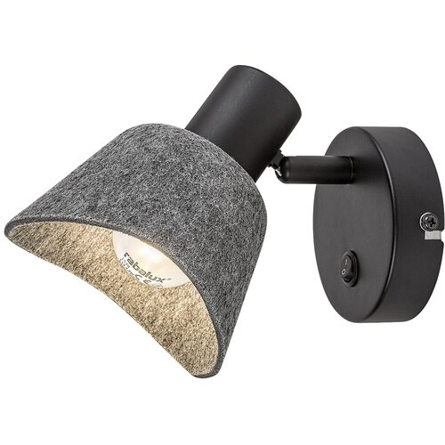 Rabalux zidna lampe Farelia, 1xE14, Siva Slike