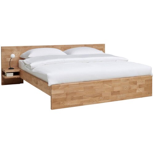 MID.YOU POSTELJA 200 cm x 200 cm , les divji hrast Slike