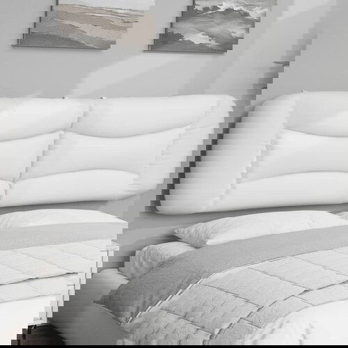 The Living Store Vzglavna stranica bela 180 cm umetno usnje - Vzglavna Stranica, (21659099) Slike