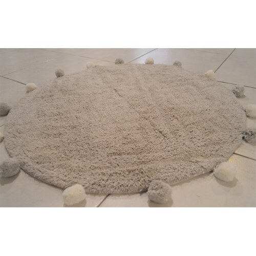 Blue Bell Prostirka Pom pom R70 siva Slike
