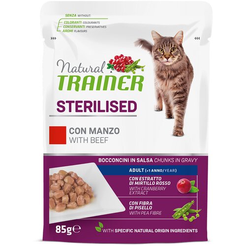 Natural trainer Adult Sterilised - Govedina (24 x 85 g) Cijene