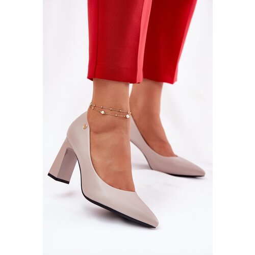 VINCEZA Elegant Heels On Block Heel Slike