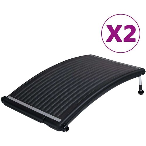  Zakrivljeni solarni paneli za grijanje bazena 2 kom 110 x 65 cm Cijene