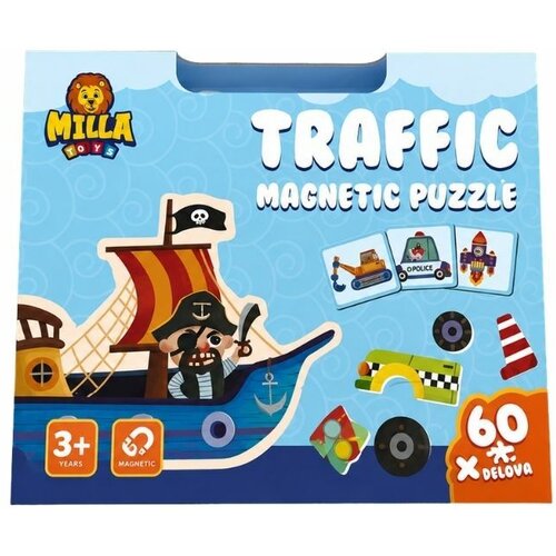  MAGNETNE PUZZLE VOZILA 60 PCS Slike