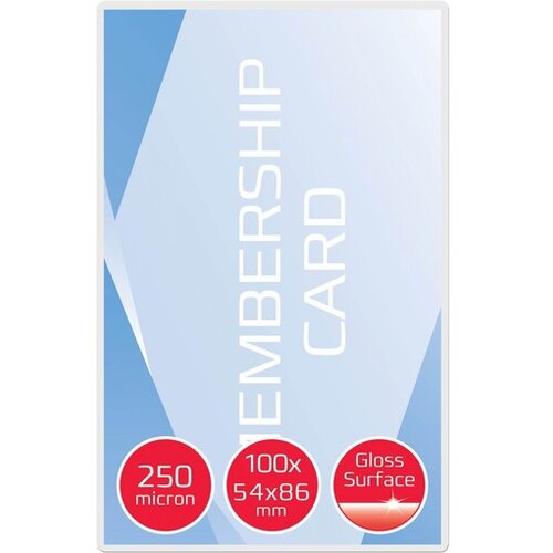 Gbc žepki za plastificiranje, 54x86 mm, 250 mic, 100 kos, 3740430 Cene