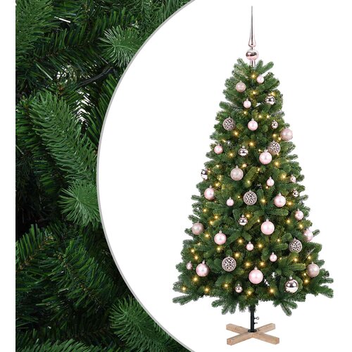  Umjetno božićno drvce s kuglicom 150 cm 150 LED lampica Slike
