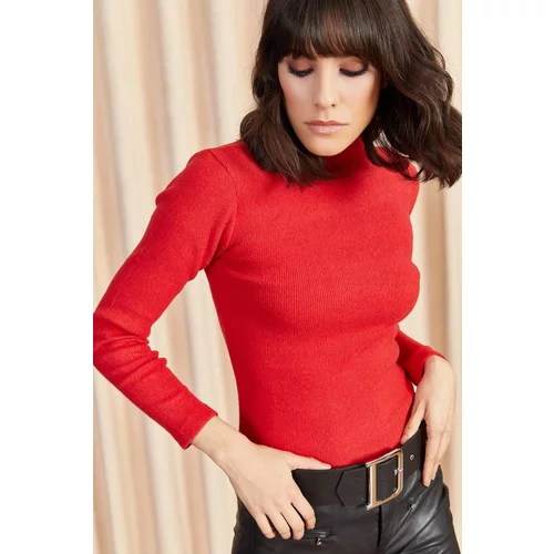 Olalook Sweater - Red - Fitted
