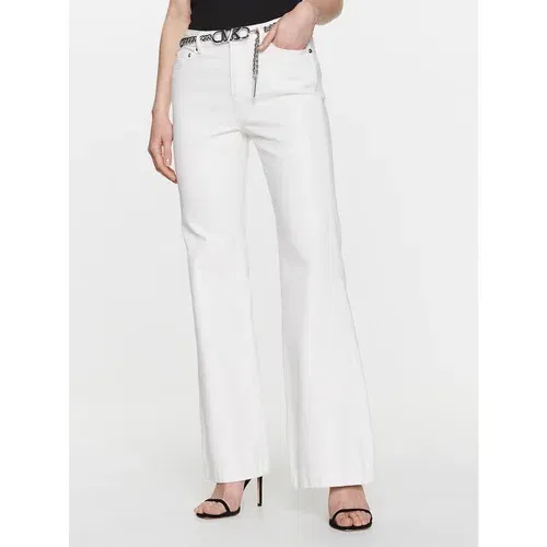 Michael Kors Jeans hlače MS3904180V Bela Flare Fit