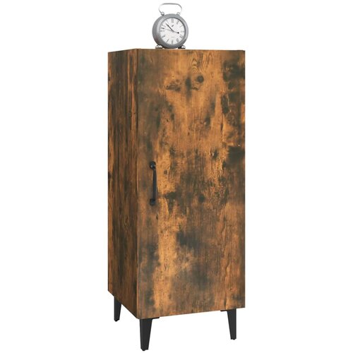  Komoda boja dimljenog hrasta 34,5x34x90 cm konstruirano drvo Slike