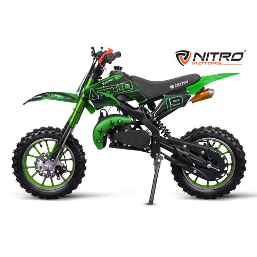 Nitro Motors Otroški cross motor Apollo 49cc Pullstart Dirt Bike 10-palčno zelena Cene