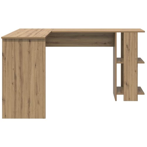  Kutni stol s policom Umjetnički hrast 140 x 113,5 x 75 cm Slike