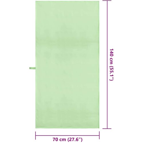  Sportski Ručnici 2 pcs Zelena 140 x 70 cm Slike