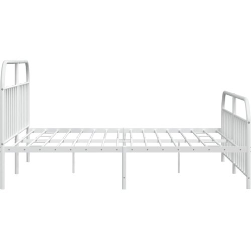  okvir kreveta uzglavlje i podnožje bijeli 200x200 cm Slike