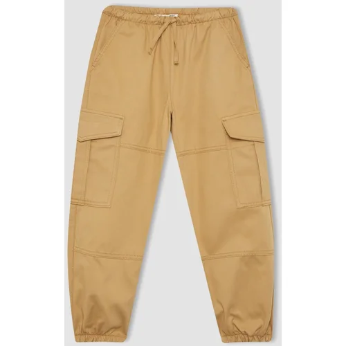 Defacto Girls' Parachute Cargo Cotton Trousers