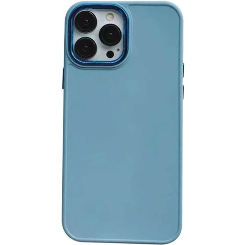 iPhone MCTK41-12/12 pro * Futrola UTP Shiny Lens Silicone Light Blue (169.) Slike