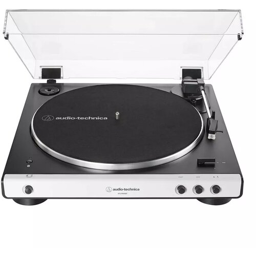 Audio Technica Fully Automatic Wireless Belt-Drive Turntable AT-LP60XBTWH - White Cene