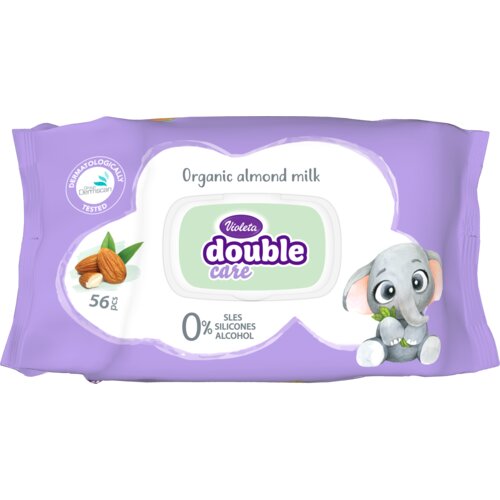 Violeta baby vlažne maramice sa dodatkom bademovog mleka 56/1 Cene