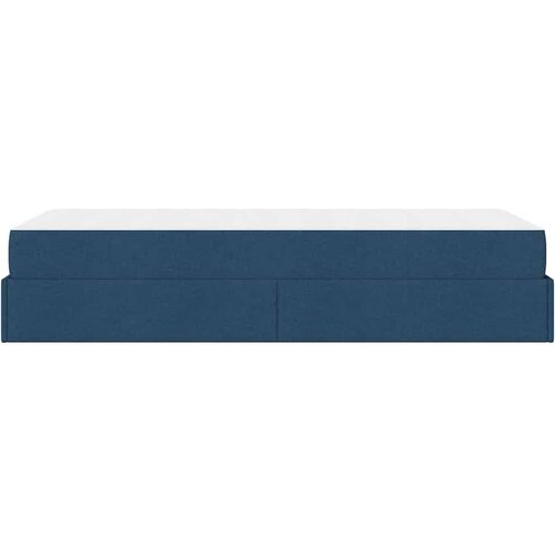  Okvir za krevet s madracem Plava 80 x 200 cm tkanina Slike