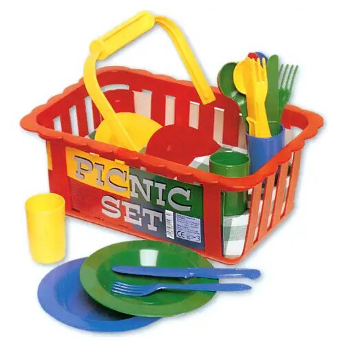Mađarski proizvođač Jedilni pribor v ko&scaron;arici za piknik - D-Toys Cene