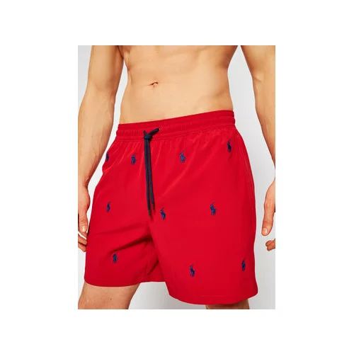 Polo Ralph Lauren Kratke hlače za kupanje boja: crvena