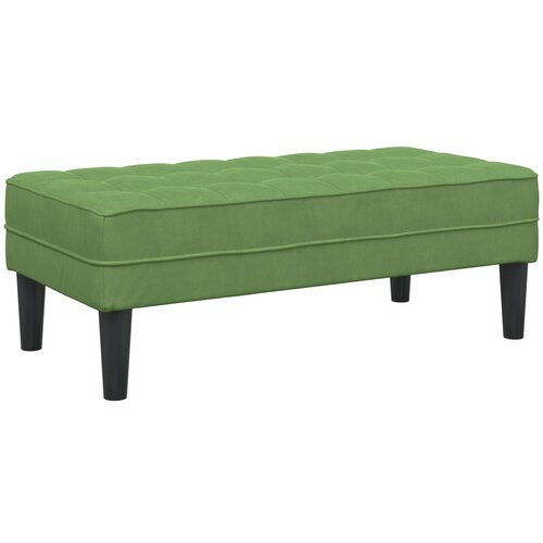 vidaXL Klupa Svijetlo Zelena 113x57x39 cm Velvet Cijene