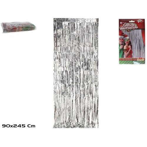 Dekorativna ZAVJESA LAMETE SREBRNE 90*245 CM Cijene