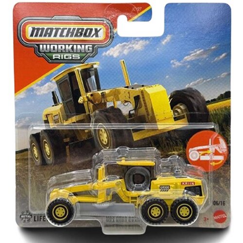 Mattel Matchbox: Working Rigs MBX Road Grader građevinski stroj 1/64 - Cene