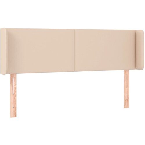 Maison Chic vzglavna omarica - nočna omarica - posteljna omarica z u&amp;scaron;esi kapučino 147x16x78/88 cm umetno usnje, (21708484) Slike
