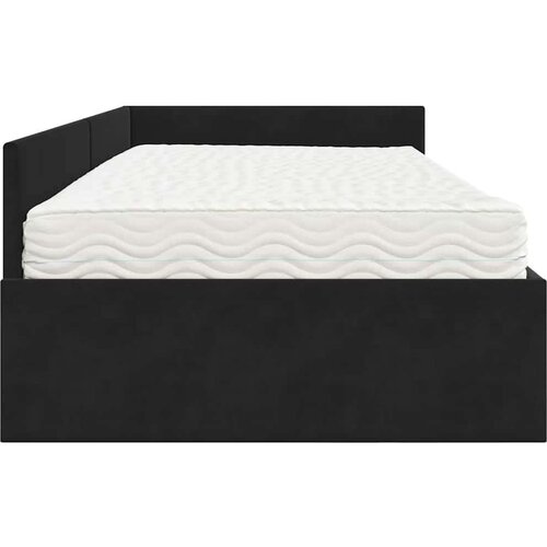  Kutni krevetni okvir s madracem Ostalo 2 pcs Siva Bar&amp;scaron;un Slike