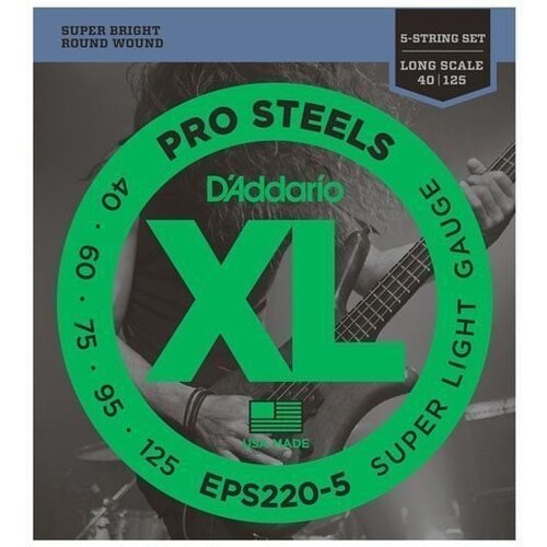 Daddario EPS220-5 40-105 prosteel žice za 5-žičani bas Cijene
