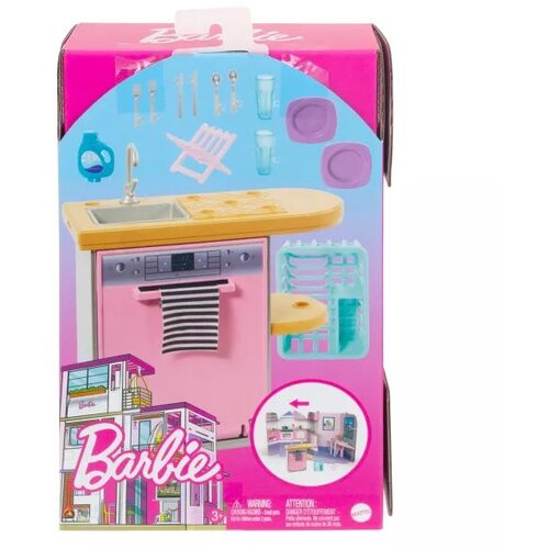 Barbie Pomivalni stroj z dodatki Cene