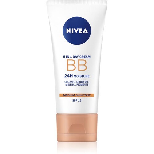 Nivea BB Cream 5in1 Day Cream SPF15 vlažilna BB krema 50 ml odtenek Medium Cene