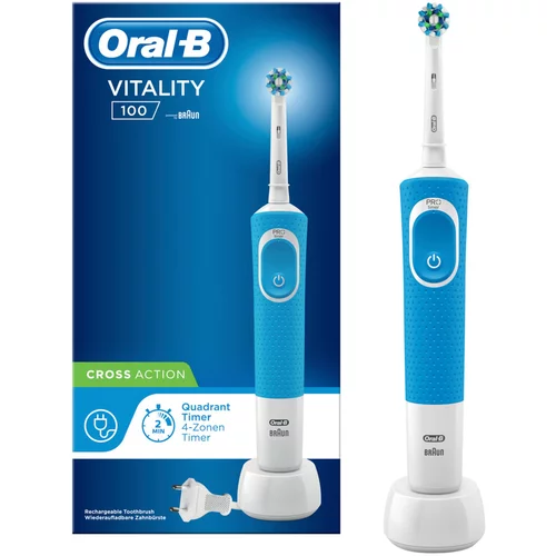 Oral-b zobna ščetka vitality 100 hangable box blue