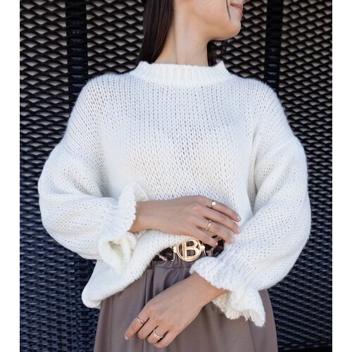 UR/CEO White asymmetrical sweater Castia Cijene