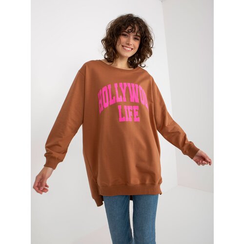 Vikki Sweatshirt-VI-BL-3102.01P-brown Slike