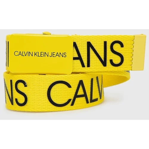Calvin Klein Jeans Dječji remen boja: žuta