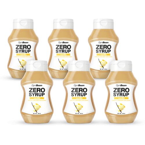 GymBeam bezkalorijski sirup vanilla 6 x 350 ml Cene