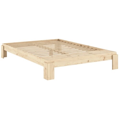 Karup Design Zakonska postelja iz masivnega bora z letvenim dnom 160x200 cm v naravni barvi Layers &amp;ndash; Slike