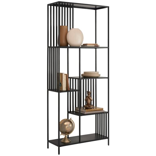 Ambia Home regal 80/190/30 cm črna Slike