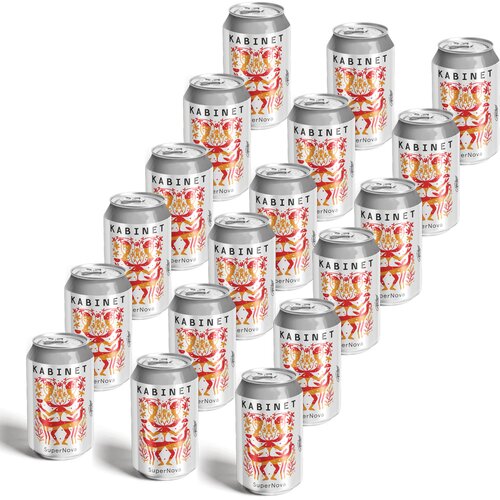 Kabinet kraft pivo supernova limenka 0.33, 18 komada Slike