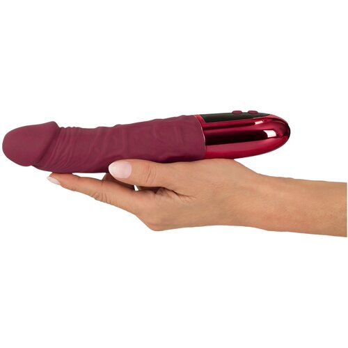 Beau Coeur Varelo - realističan, punjivi silikonski vibrator (crveni) Slike