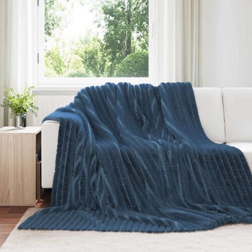 Odeja Temno modra 240 x 220 cm Flis, (5000288287) Cene