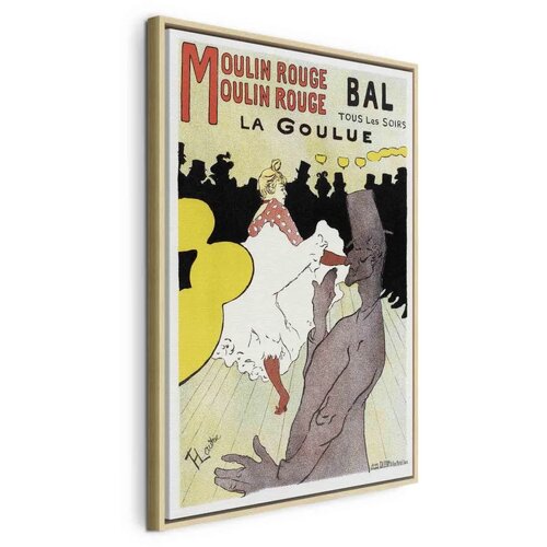  Slika - Henri de Toulouse-Lautrec – Moulin Rouge – La Goulue 40x60 U prirodnom drvenom okviru Cene