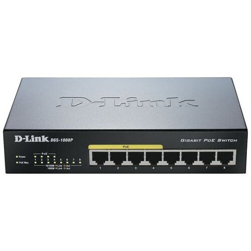 Switch PoE 8-portni gigabitni D-Link DGS-1008P Cijene
