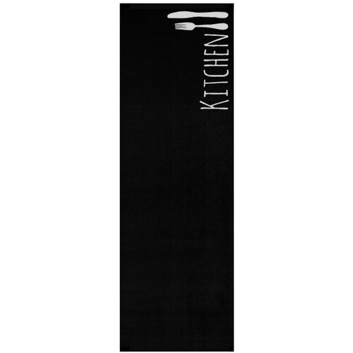 Zala Living kuhinjski tepih NORTHRUGS Cook &amp;amp; Clean Black Kitchen, 150 x 50 cm Slike